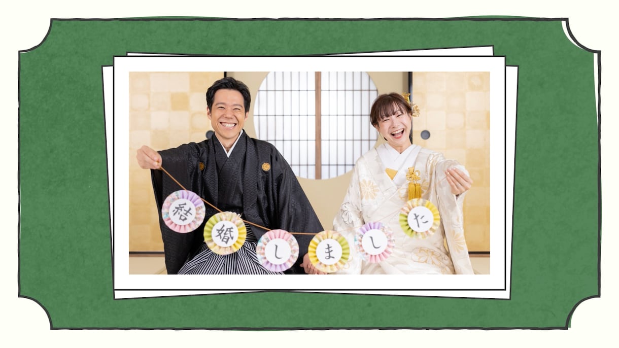手書き風×写真のオープニングムービーをお届けします 前撮り写真も使える、プロフィールムービーとしても使えます！ イメージ5