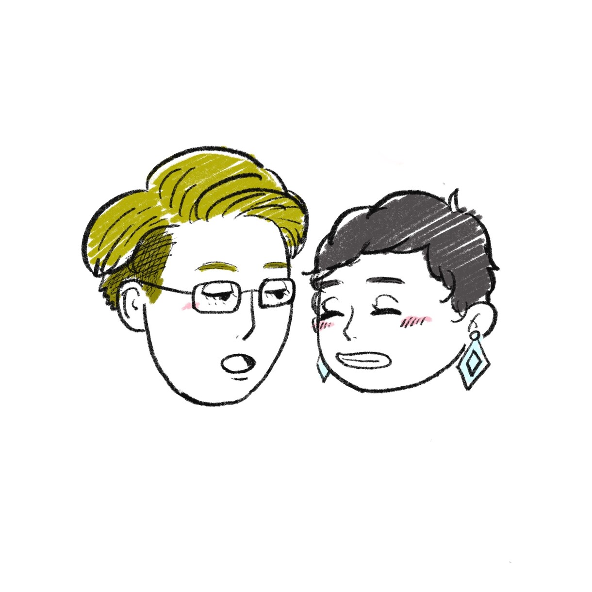 暖かくてカラフルな似顔絵作成します SNSアイコンや、記念日、自分へのプレゼントにおすすめ！ イメージ4