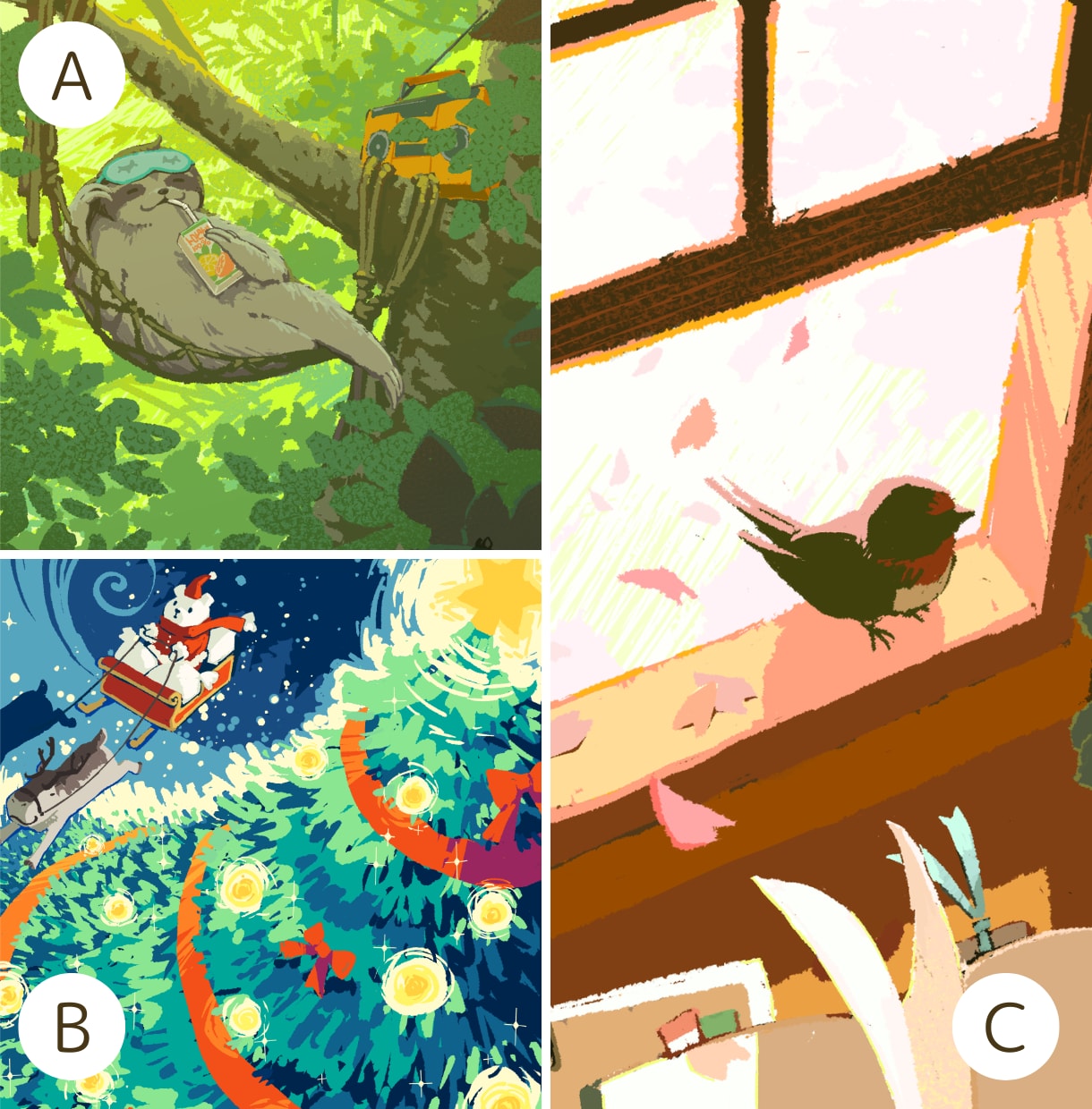 ふわりからしっとりまで手書き風の風景を描きます 【8,9月】一時的に値上げ中です！10月に戻します！ イメージ2