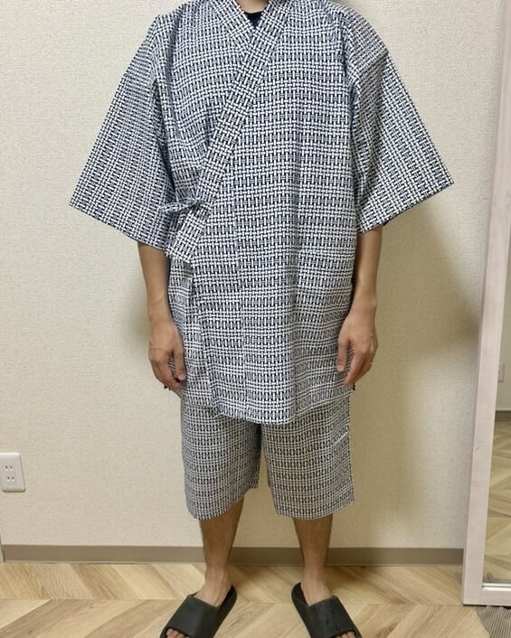 浴衣反物から甚平お仕立ていたします メンズ浴衣の反物やお好みの洋服地でオリジナル甚平を イメージ3