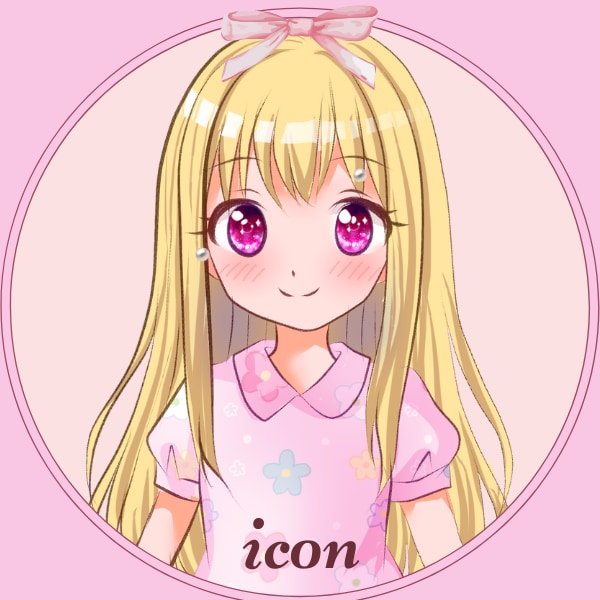 SNSアイコン ふんわり可愛いアイコン描きます やさしく、ふんわり。かわいい世界を一枚に描きます。 イメージ2