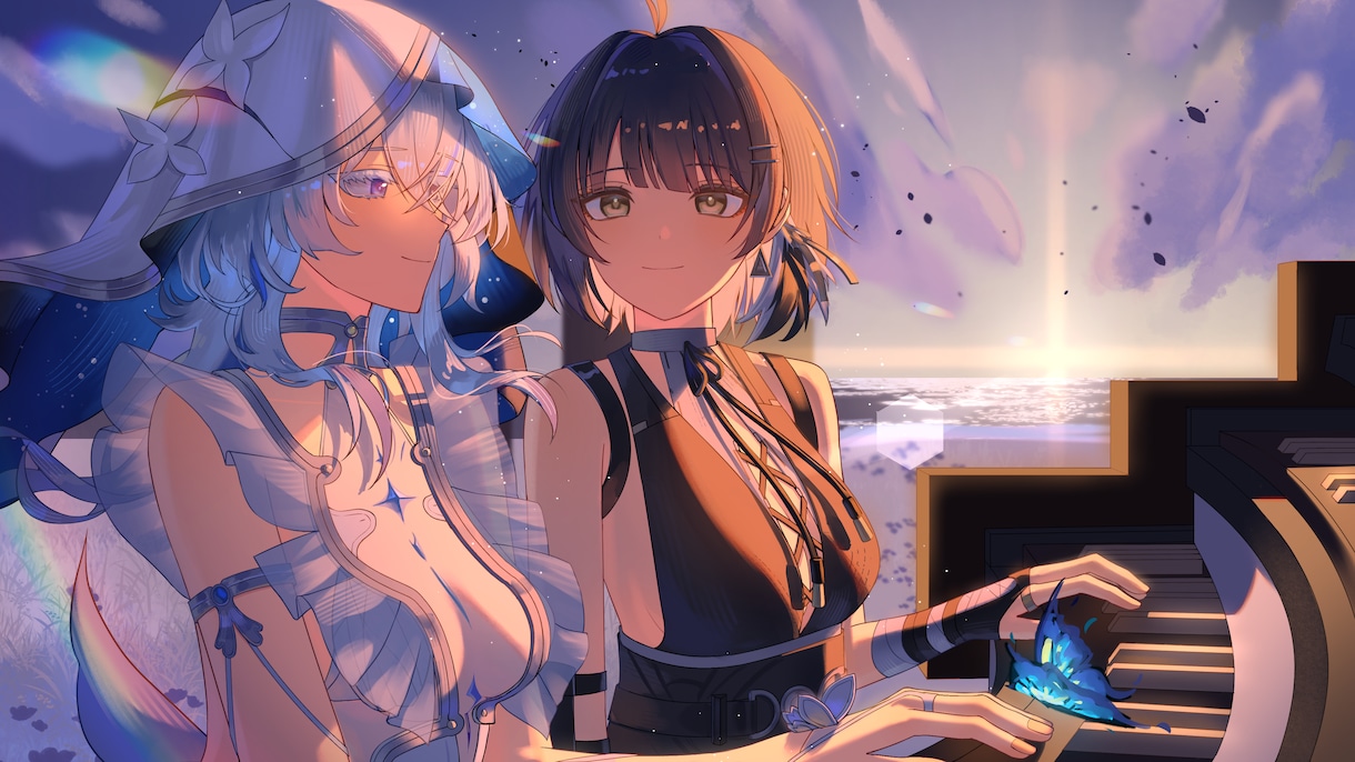 見応え・高級感のある綺麗な一枚絵お描きします 様々な用途へ使える、目を引くイラストを制作いたします イメージ10