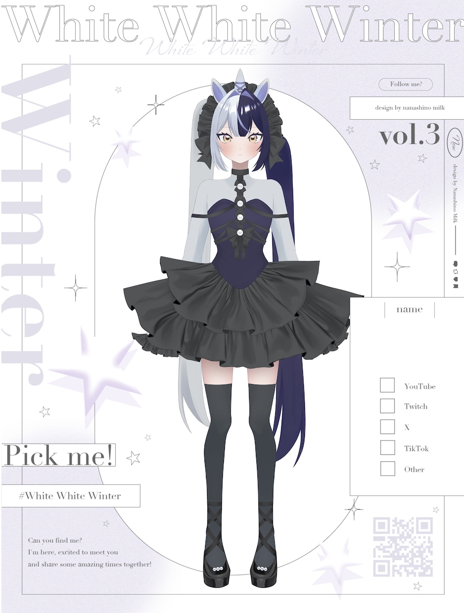 キャラクターデザインからモデリングまで制作します イラストの持ち込み、パーツ分け作業のみ可能です イメージ1