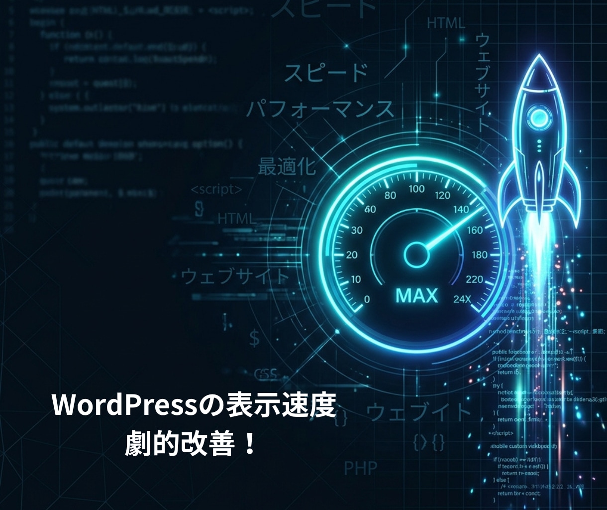 WordPressの表示速度を改善します SEOの最重要課題！重いサイトを劇的に軽くし離脱率を防ぎます イメージ1