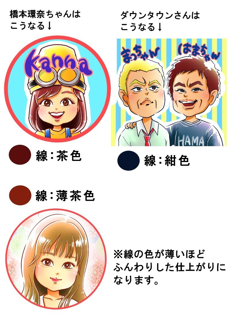 可愛らしさ優先！雰囲気似顔絵、アイコン描きます ゆるすぎずガチすぎず、絶妙クオリティでお届け。 イメージ3