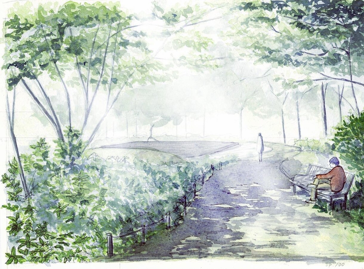 建築、外観手描き･CGパース描きます 様々な画風でお客様にあった風景を描きます！ イメージ5