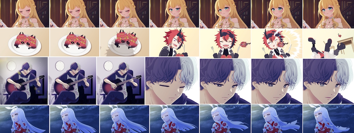 手描きアニメーションセット描きます 待機画面・ED・トランジション・MV・記念動画などに！ イメージ2