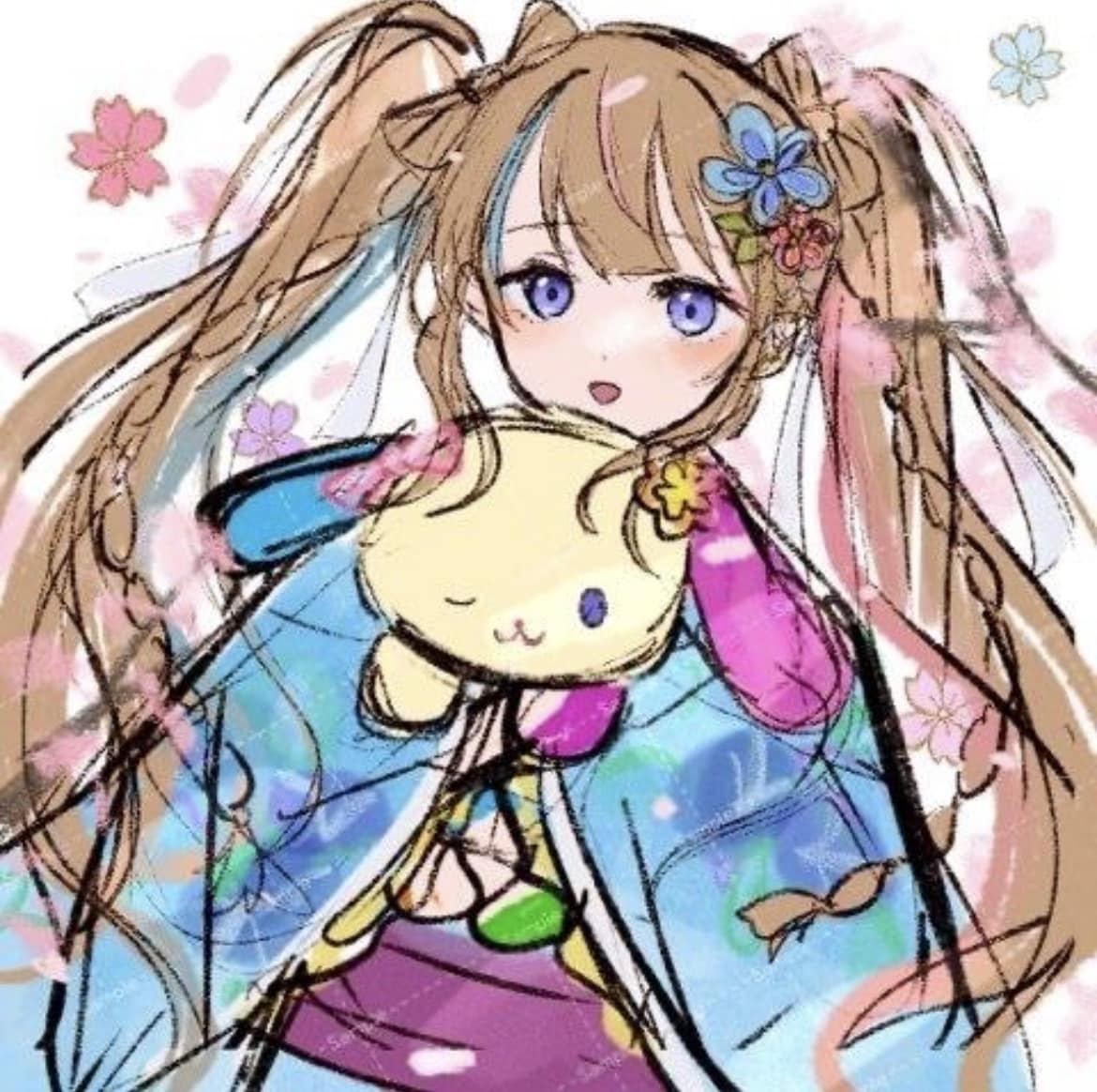 ラフタッチの落書きテイストでイラスト作成します SNSアイコンにご利用可能です。 イメージ2