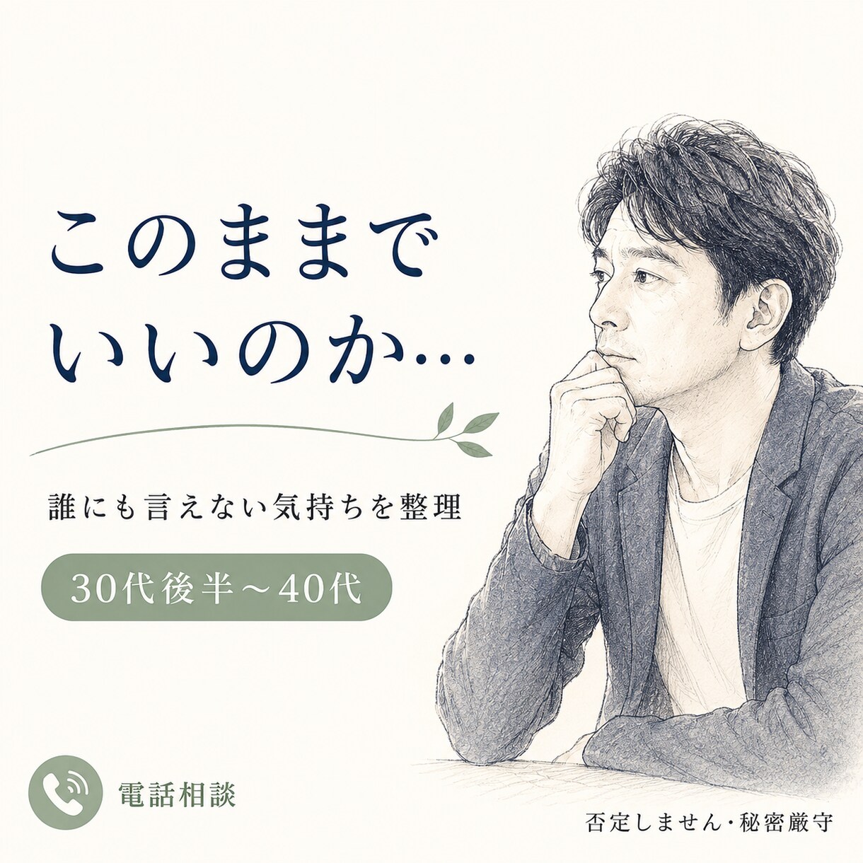 職場でも家でも価値を見失う夜があります 誰にも言えない迷いを、一緒に並べて整理します イメージ1