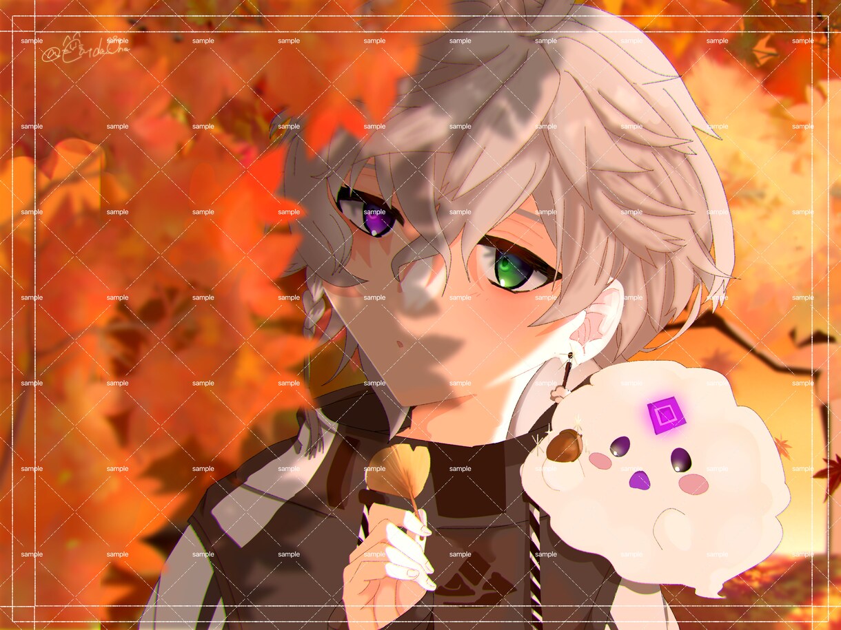 YouTube用イラストやSNSアイコン描けます 歌ってみた、ヘッダー、IRIAMの立ち絵など幅広く！ イメージ1