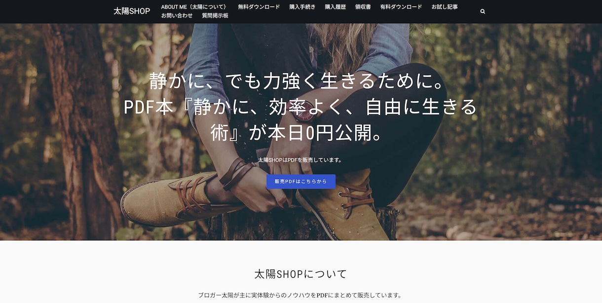 PDFダウンロード販売サイトを格安で制作します PDFダウンロード機能(無料・有料)付きサイトを作りませんか イメージ1