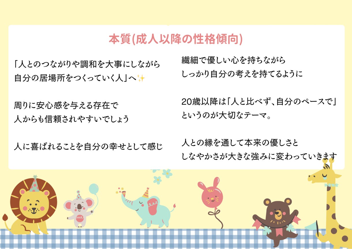 ココナラ限定価格】子供の本質を視ます 的中率ナンバーワンの【四柱推命】です イメージ5
