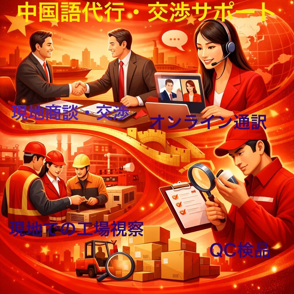 中国語（北京語）の交渉通訳業務を承ります 中国現地在住15年。仕入れ、物流、トラブル、QC、通訳可能 イメージ1