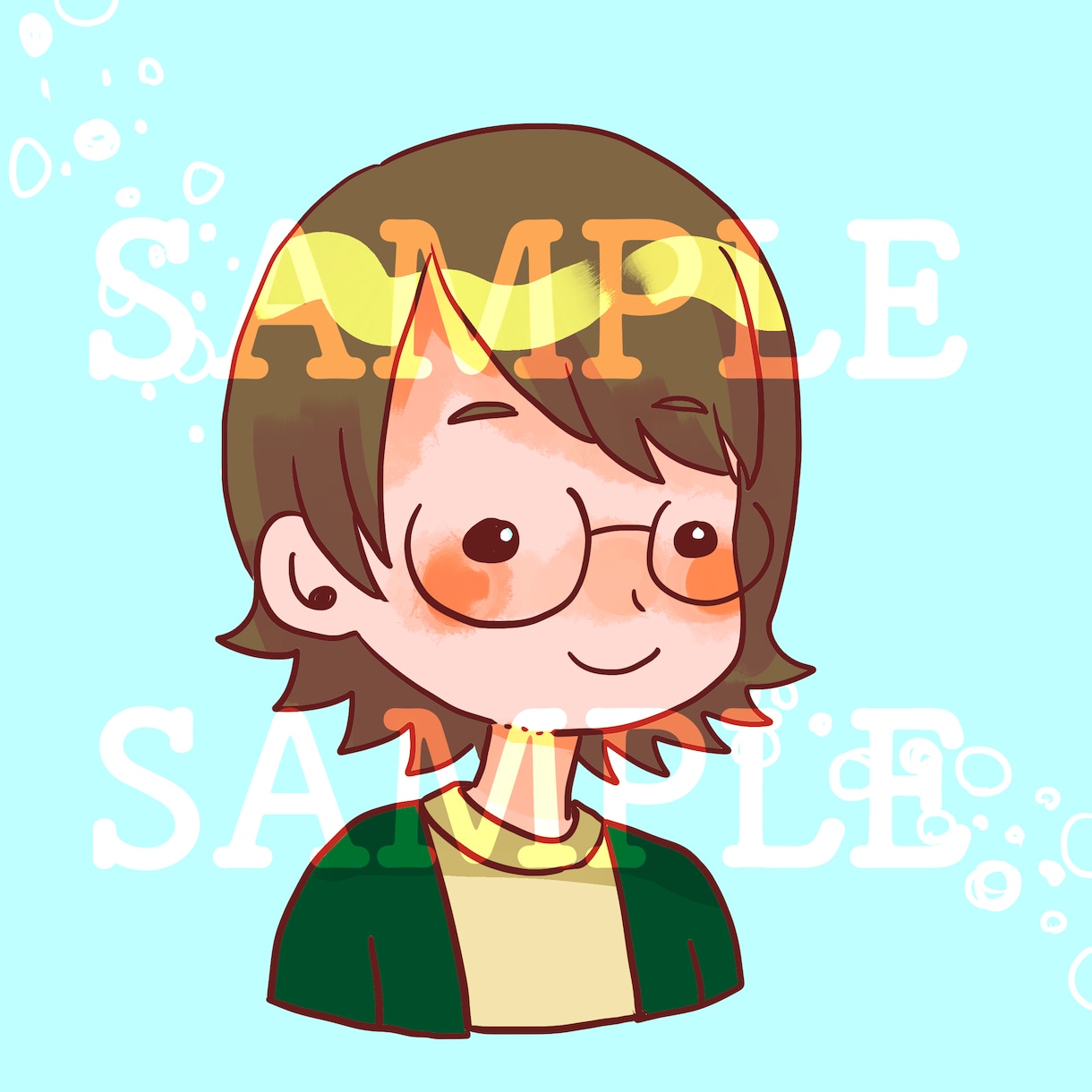 かわいい似顔絵描きます 特徴をとらえつつ、可愛らしくデフォルメした似顔絵を描きます！ イメージ3