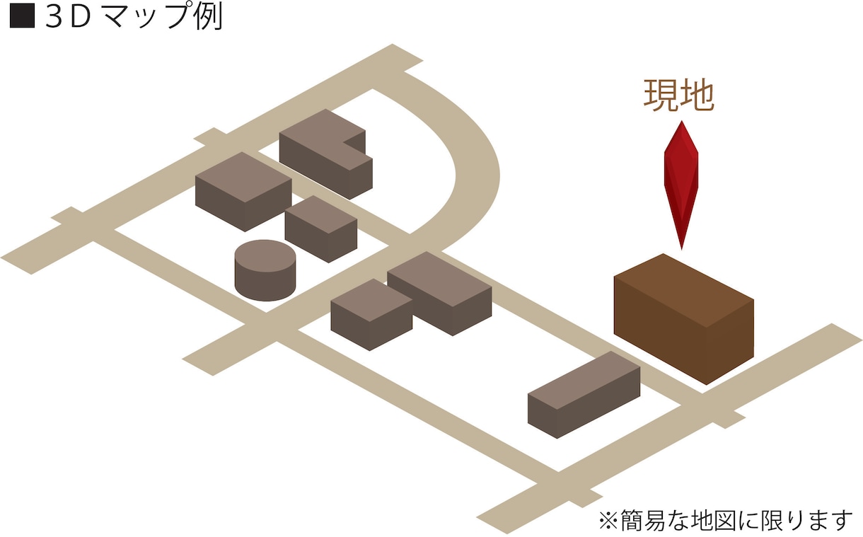 シンプルな地図・案内図作製いたします お客様がたどり着ける簡易地図を作製いたします。 イメージ5