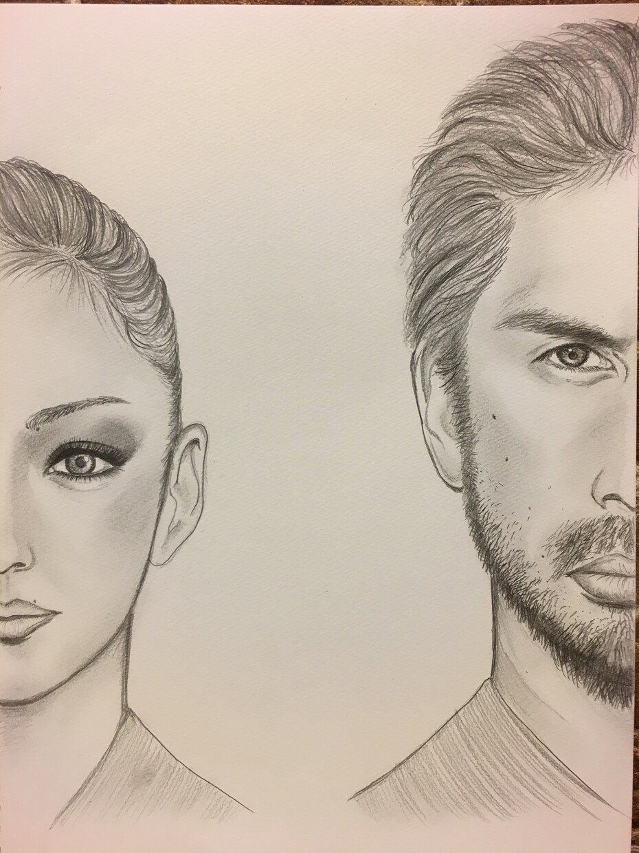 世界で一枚のオリジナル似顔絵承ります ( ´∀｀)プレゼント・思い出に残る似顔絵を描きます！ イメージ3
