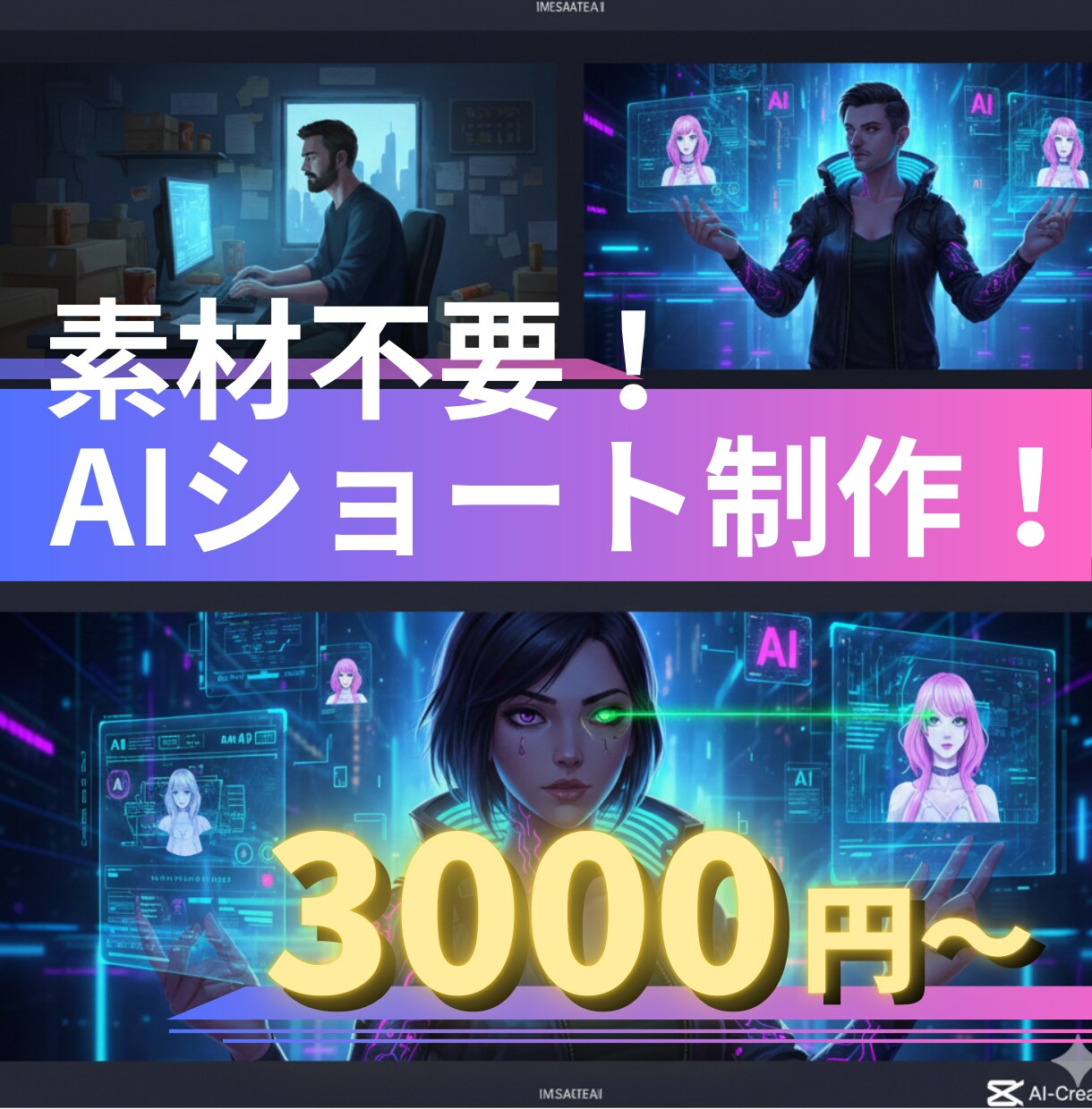 テンポ抜群！TikTok・ショート動画を編集します カットからテロップ・BGM挿入まで丁寧に対応します！ イメージ1
