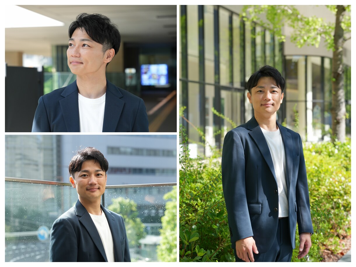 信頼感が伝わるビジネスプロフィール写真を撮影します 【大阪】現役人事が「信頼される第一印象」を撮影いたします イメージ2