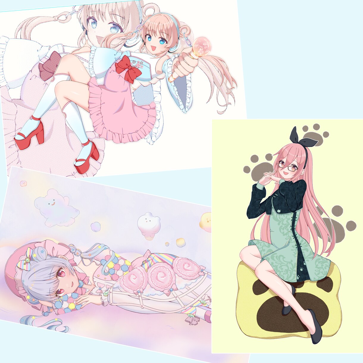 商用利用◎やわらかな雰囲気の一枚絵描きます SNS、配信活動、観賞用など、幅広い用途にご利用いただけます イメージ3