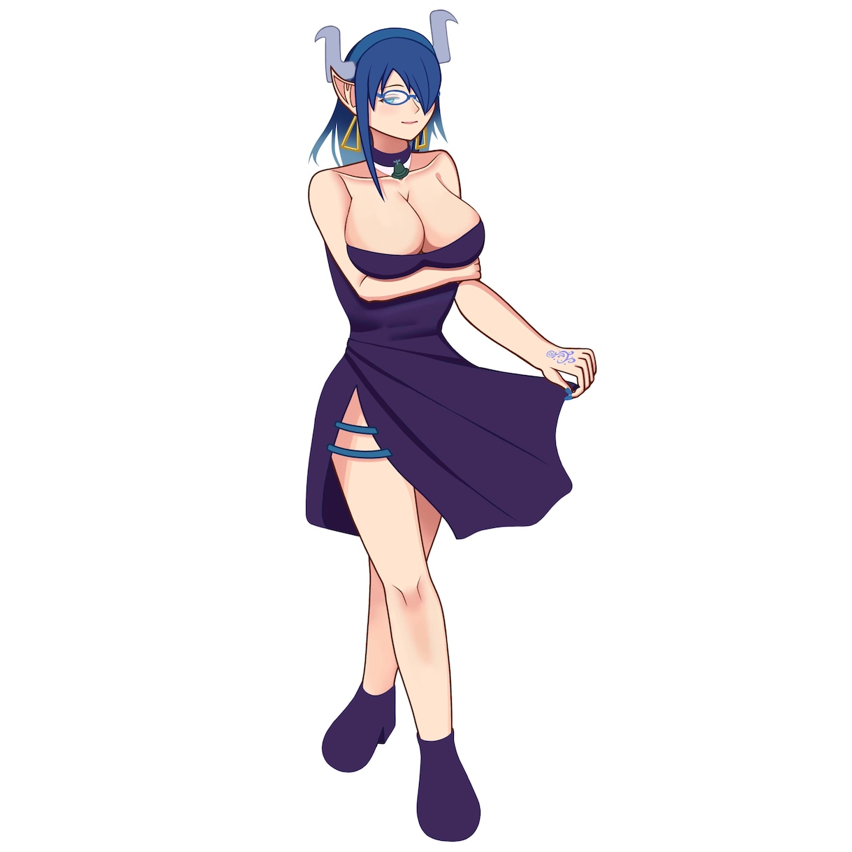 ファンタジー要素ある全身絵を描きます シンプルファンタジーなキャラクターを描きます！ イメージ9