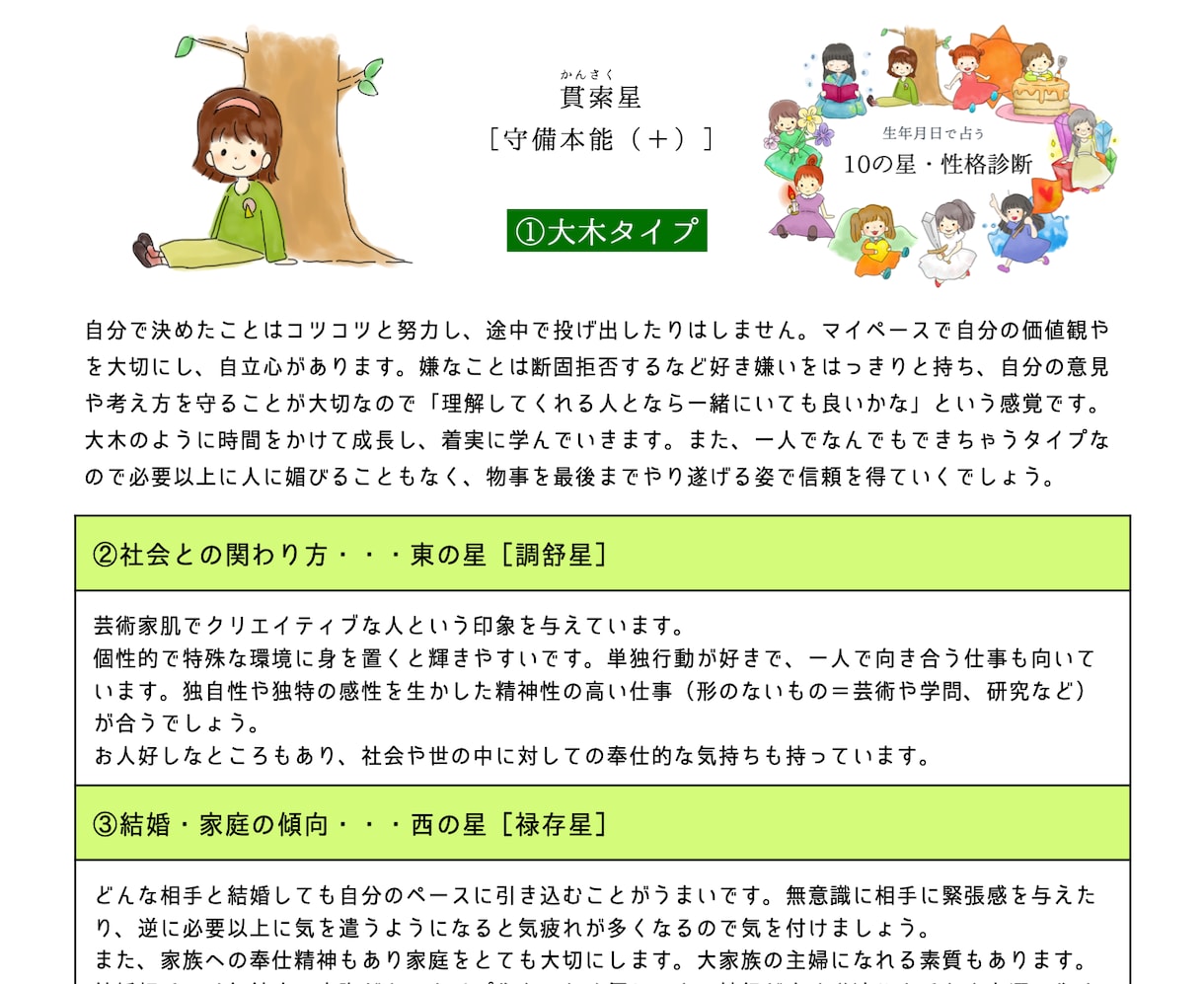 算命学で宿命鑑定・お悩み相談乗ります ：3,800文字以上の鑑定書。質問は回数無制限！ イメージ5