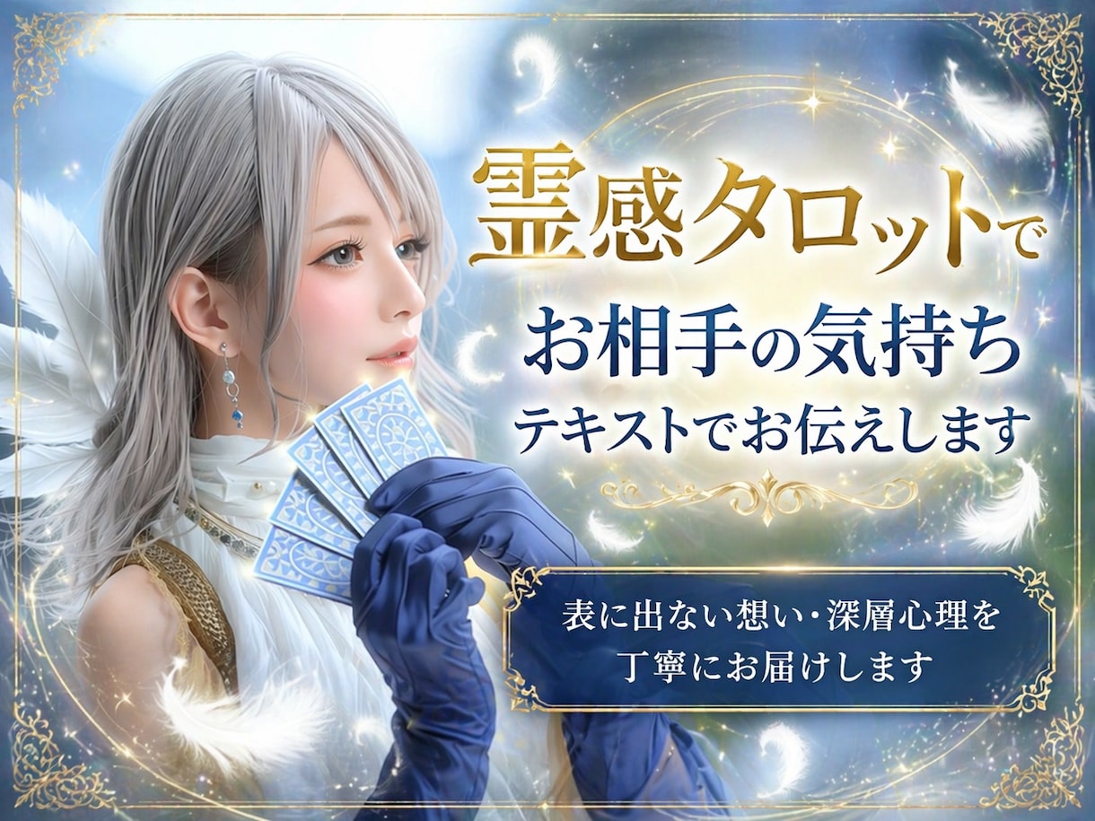 お相手の本音★霊感タロットで丁寧に読み解きます 安心して恋を進めるために⭐︎あなたが主役の恋へ イメージ1