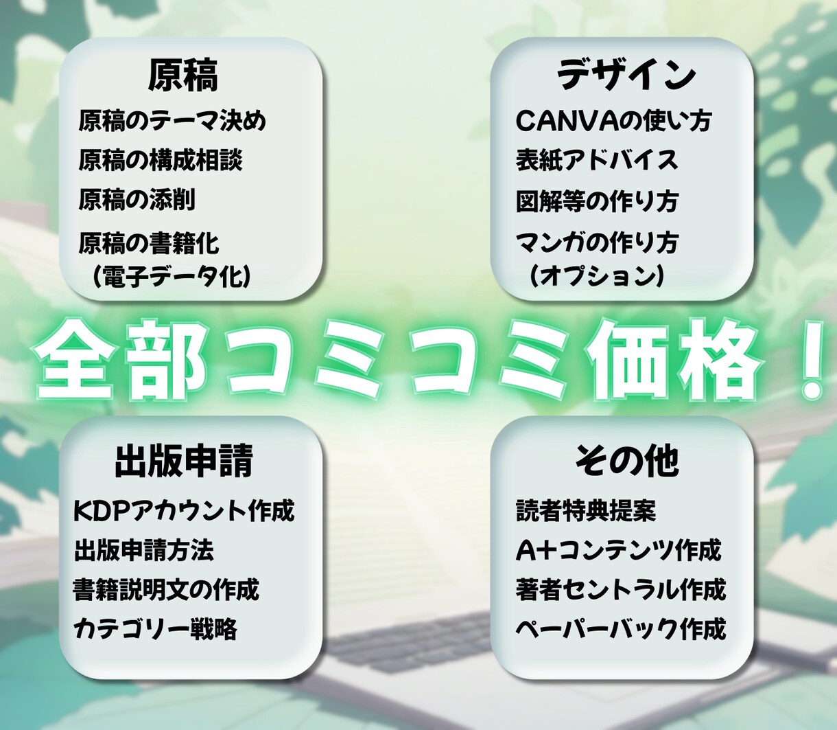 一緒に楽しみながら！Kindle出版サポートします 初心者でも安心！一人ひとりに寄り添った丁寧なサポート イメージ2