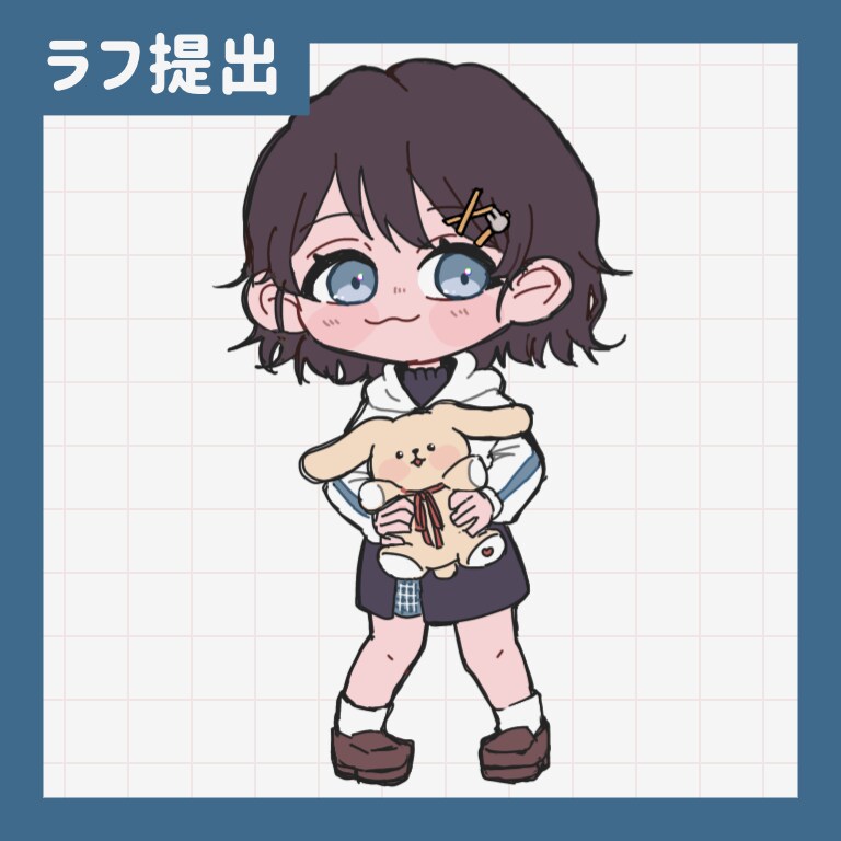 商用利用可！デフォルメキャラのイラストを作成します ポップなイラストでSNSのアイコンをもっと彩やかに！ イメージ5