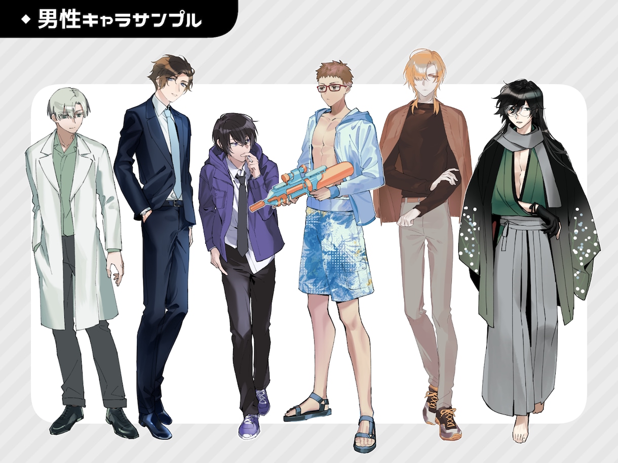 TRPG、ゲーム、動画等に使える立ち絵を描きます SNS公開に便利なディスプレイつき イメージ2