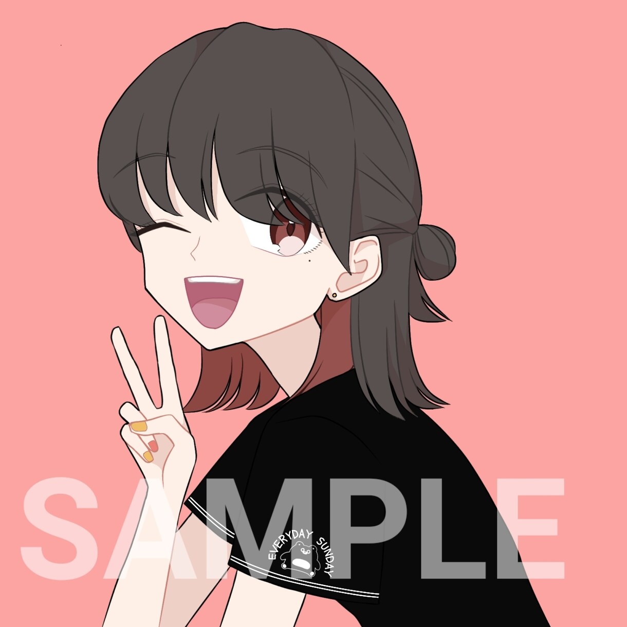 SNS用アイコン制作します 相談し理想に近いイラストを一緒に作っていきましょう イメージ3