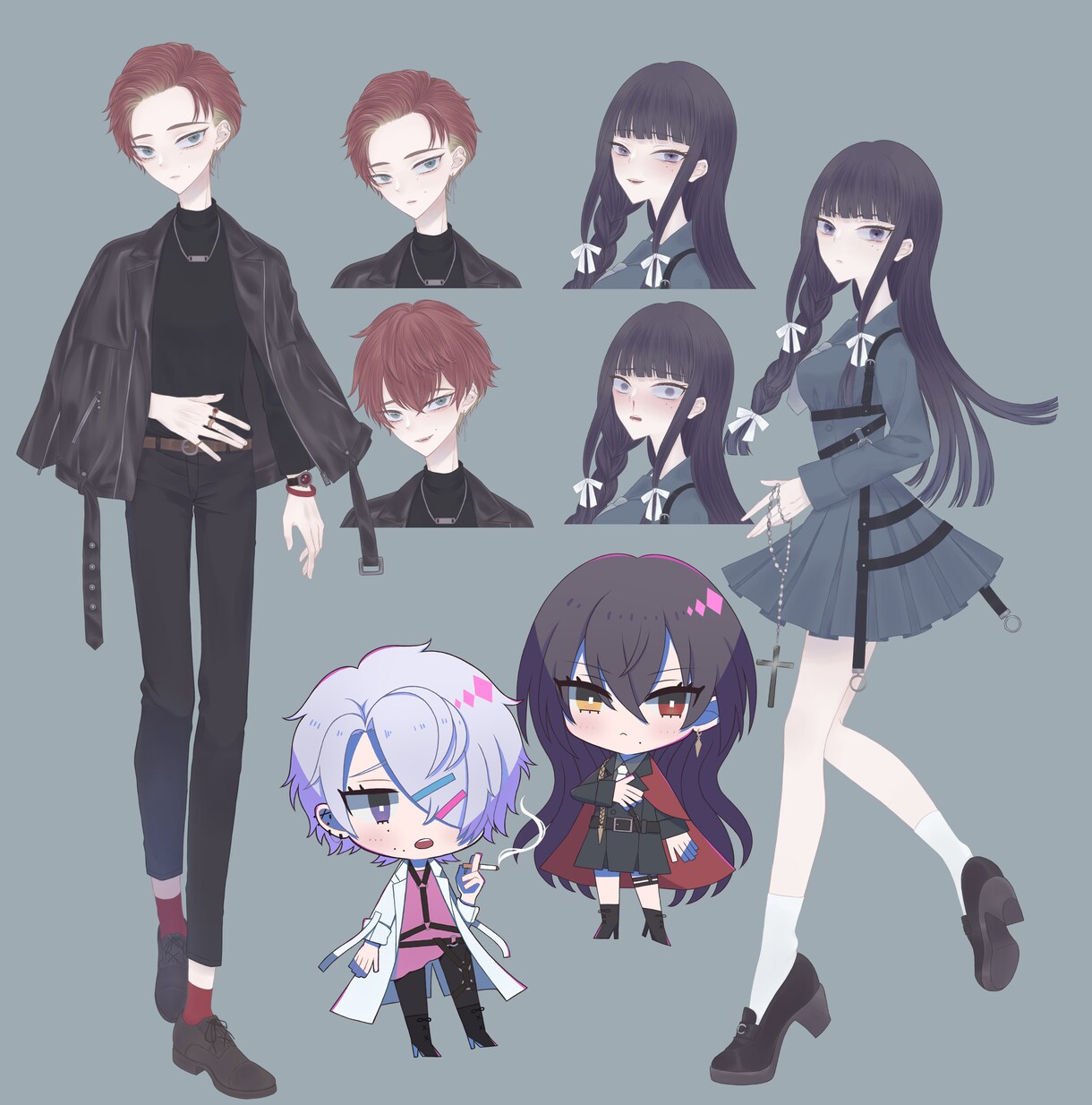 繊細なタッチのTRPG用立ち絵描きます 繊細、耽美な雰囲気のイラストでシリアスシナリオに最適！ イメージ6