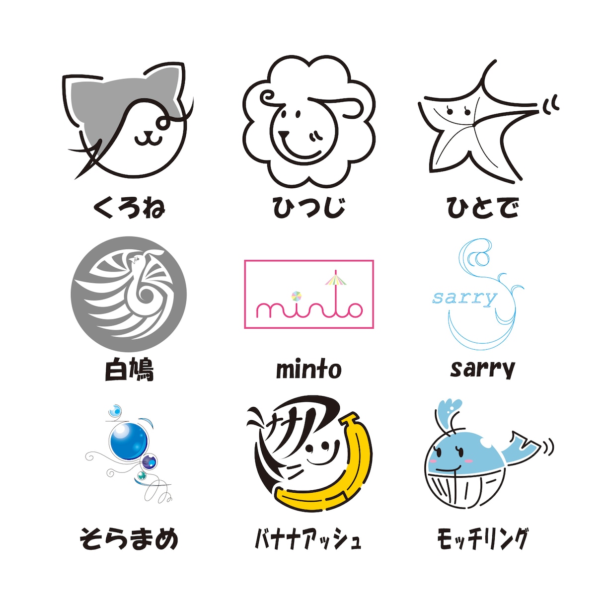 オリジナルな文字ロゴで個性的な名刺になります あなたの名前がロゴマークになり、記憶に残る名刺になります イメージ3