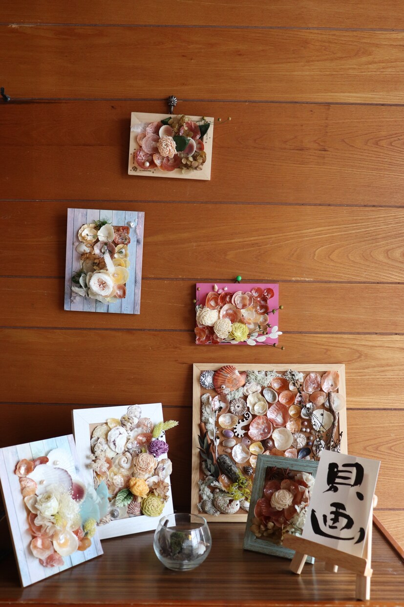 オーダーメイドの貝画を作成します オリジナルの手芸作品、貝画を作成いたします！ イメージ6