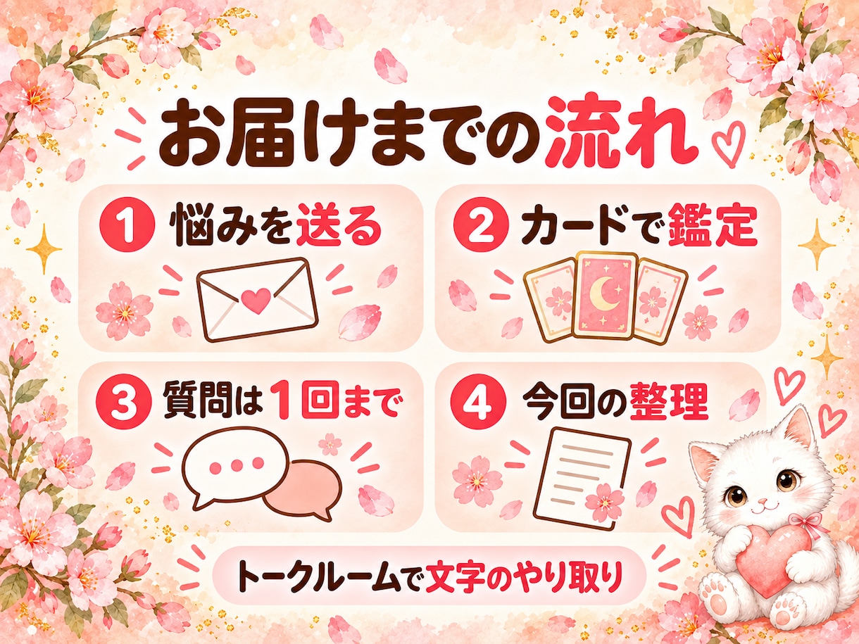 LINEする？待つ？今夜の選択肢を占います 18〜22時受付｜彼の気持ちと、今できることをお伝えします イメージ5