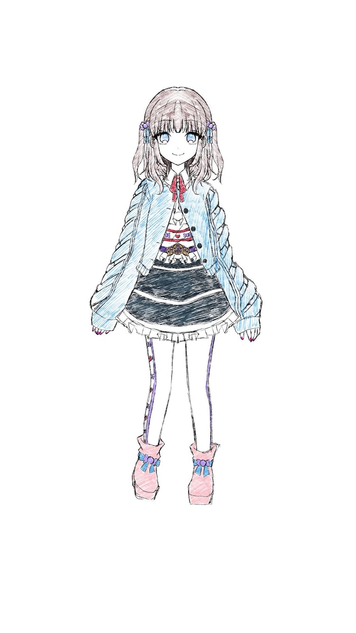 Vtuberやキャラクターデザインします Vtuberの身体が欲しい、新しい姿になりたい!寄り添います イメージ2