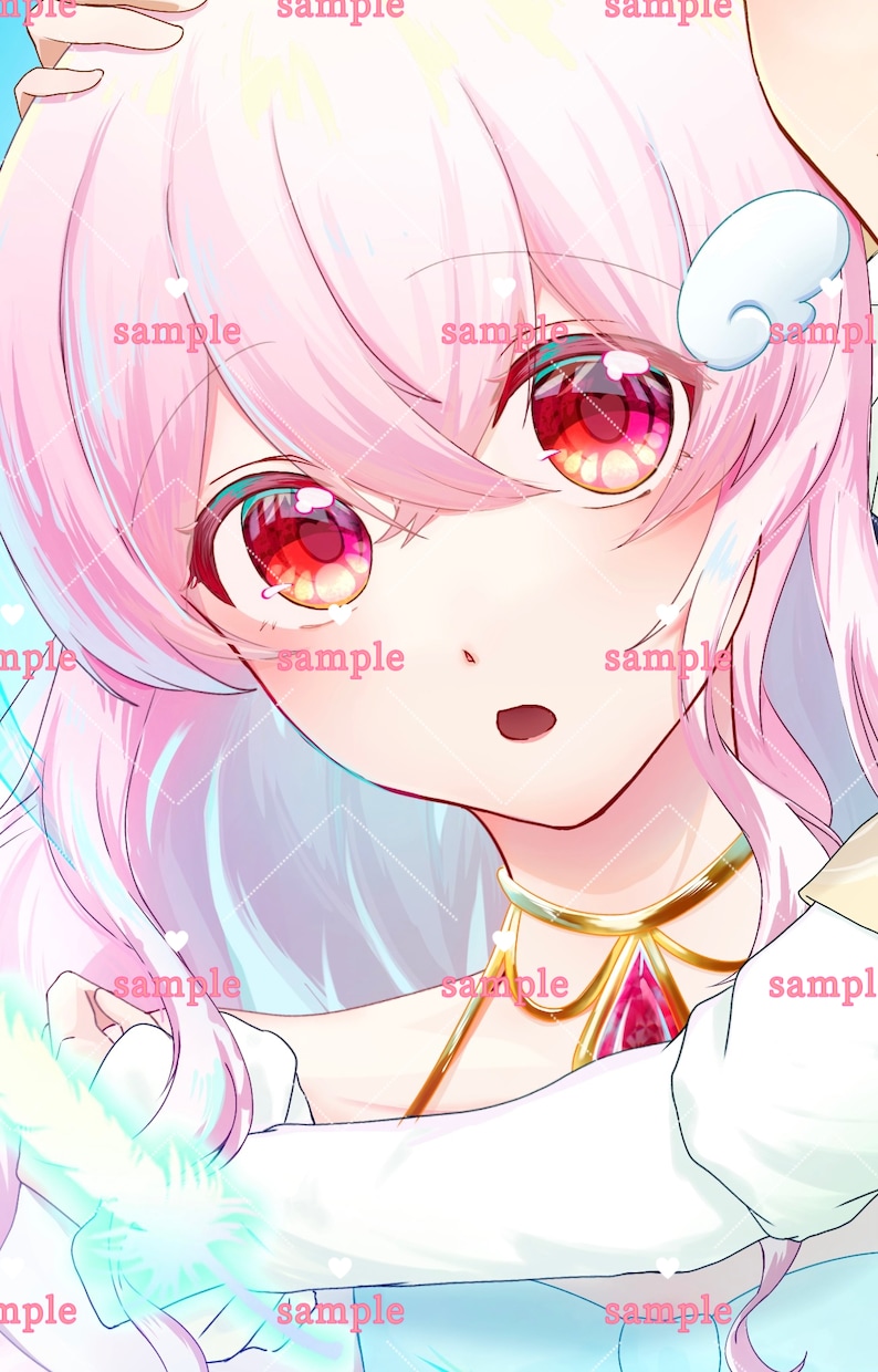 キラキラ感と透明感のあるイラストを提供します 立ち絵、夢絵、アイコンやSNS用のイラストなど！ イメージ4