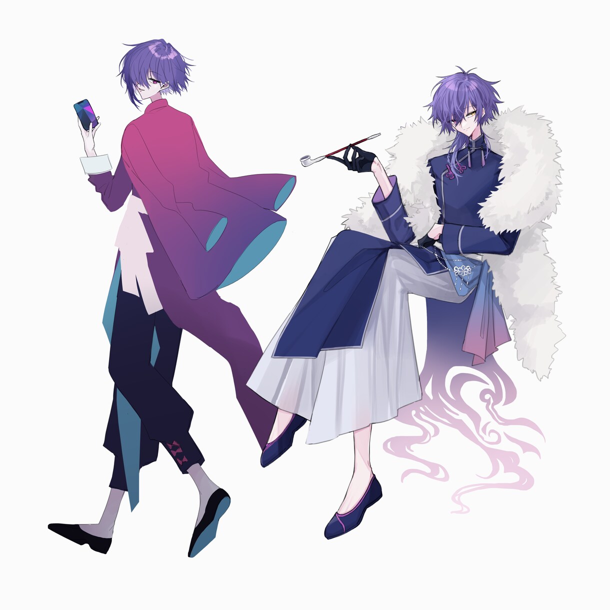 綺麗めのキャラクターデザイン、立ち絵承ります TRPG、ゲーム、Vtuberデビュー等を検討中の方に イメージ6