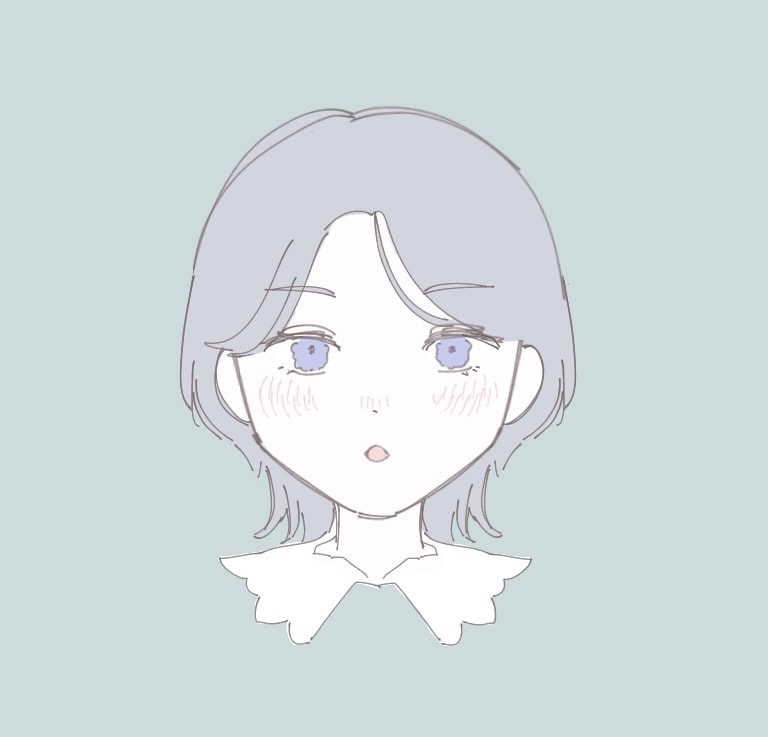 女の子のイラスト描きます ゆるっとした雰囲気のイラストアイコン等におすすめです！ イメージ2
