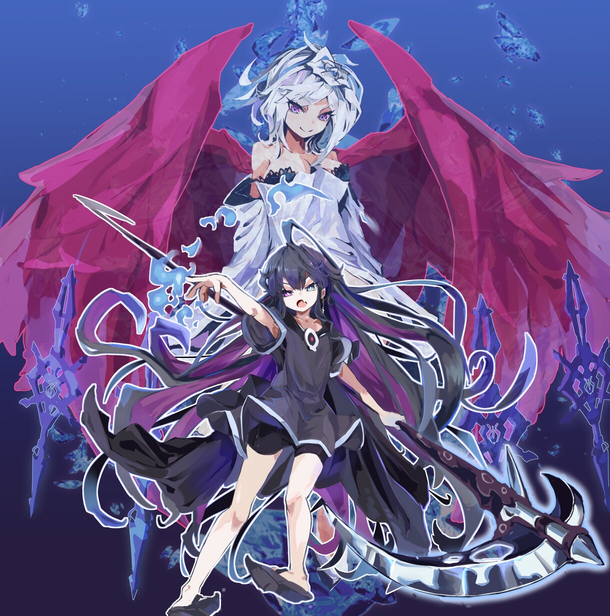 ゲーム、小説やラノベのイラスト描きます 中程度のデフォルメ、線画のないアニメ塗り イメージ1