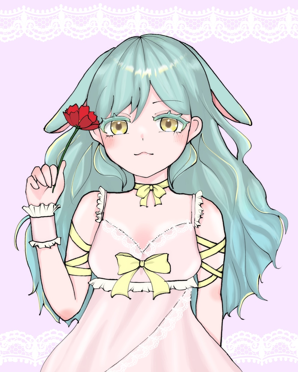 ゆるい絵柄でバストアップのイラスト描きます SNSのアイコン向きなゆるいイラストを作成します。 イメージ1
