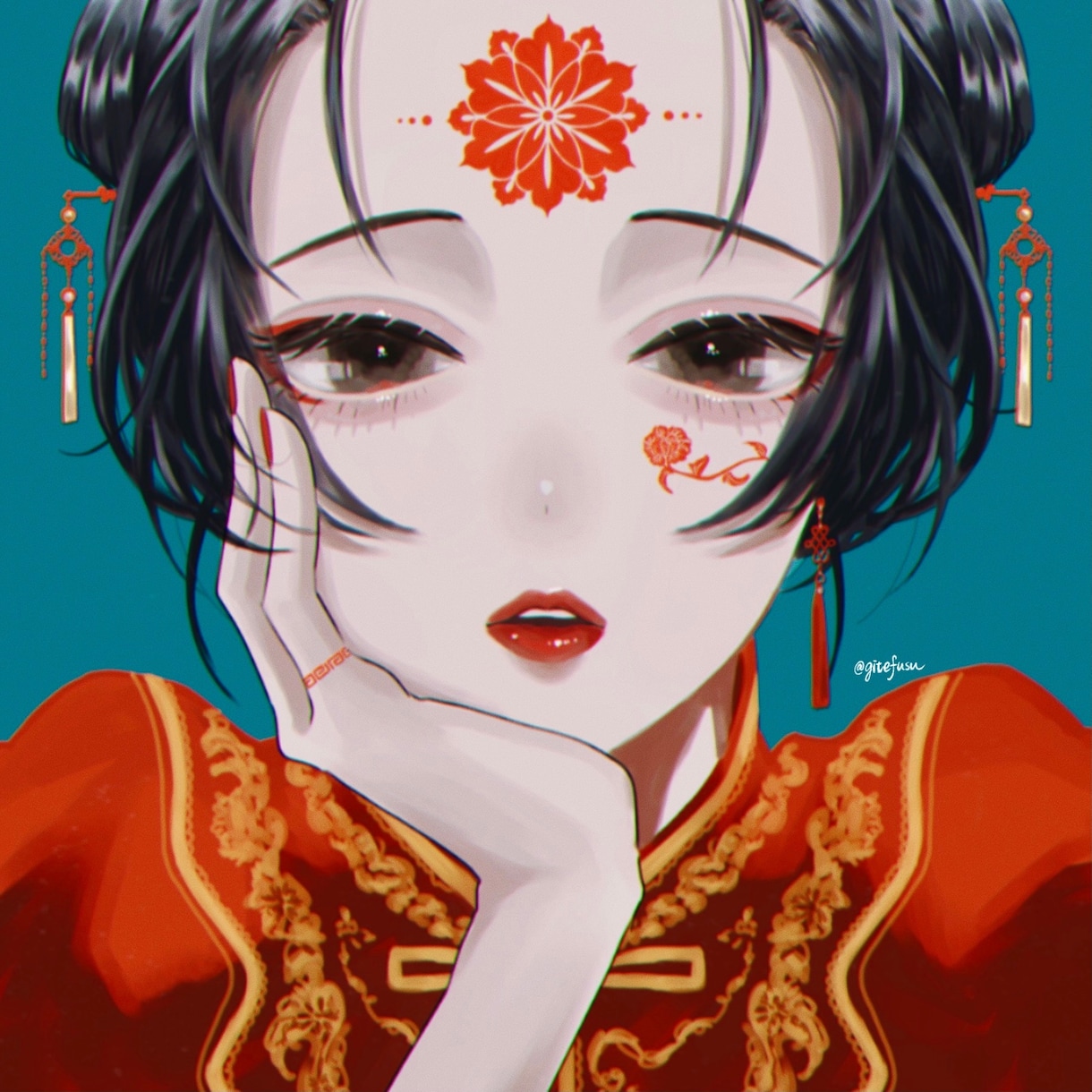 SNSアイコンイラストを描きます うるつや厚塗り風イラストでアイコンイラストを作成します！ イメージ2