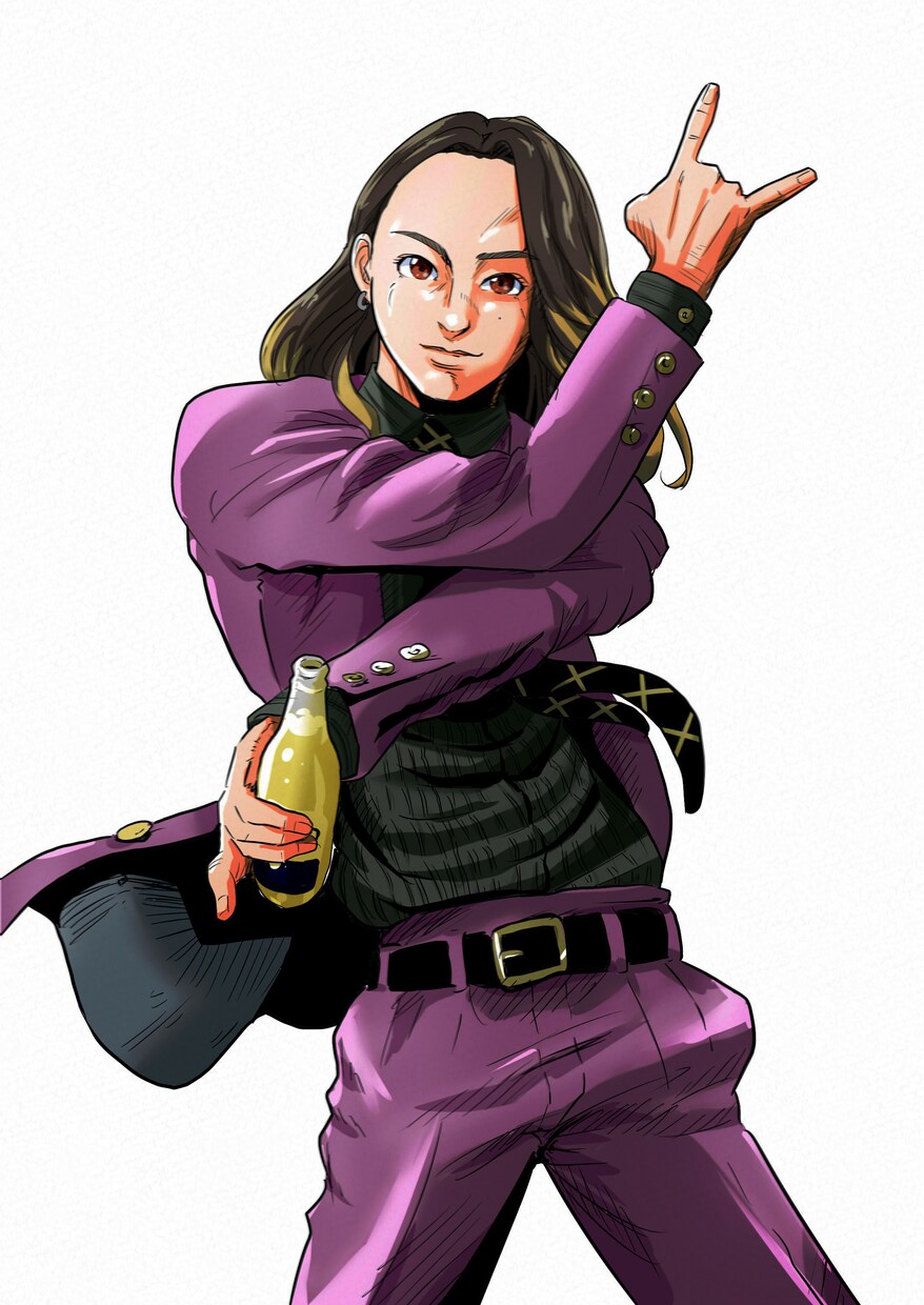 ジョジョ風！？奇妙な似顔絵お描き致します ▶︎SNSのアイコン▶︎各種記念品▶︎プレゼントに！ イメージ2