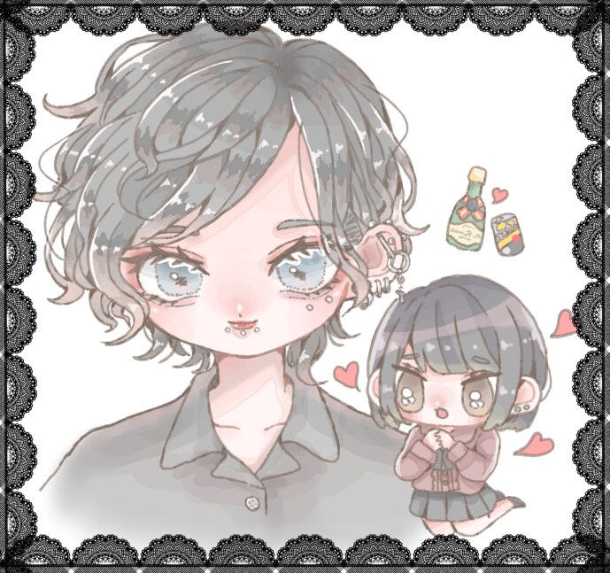 イラスト、キンブレシート制作します オリジナル、二次創作、夢絵など幅広く対応します！ イメージ1