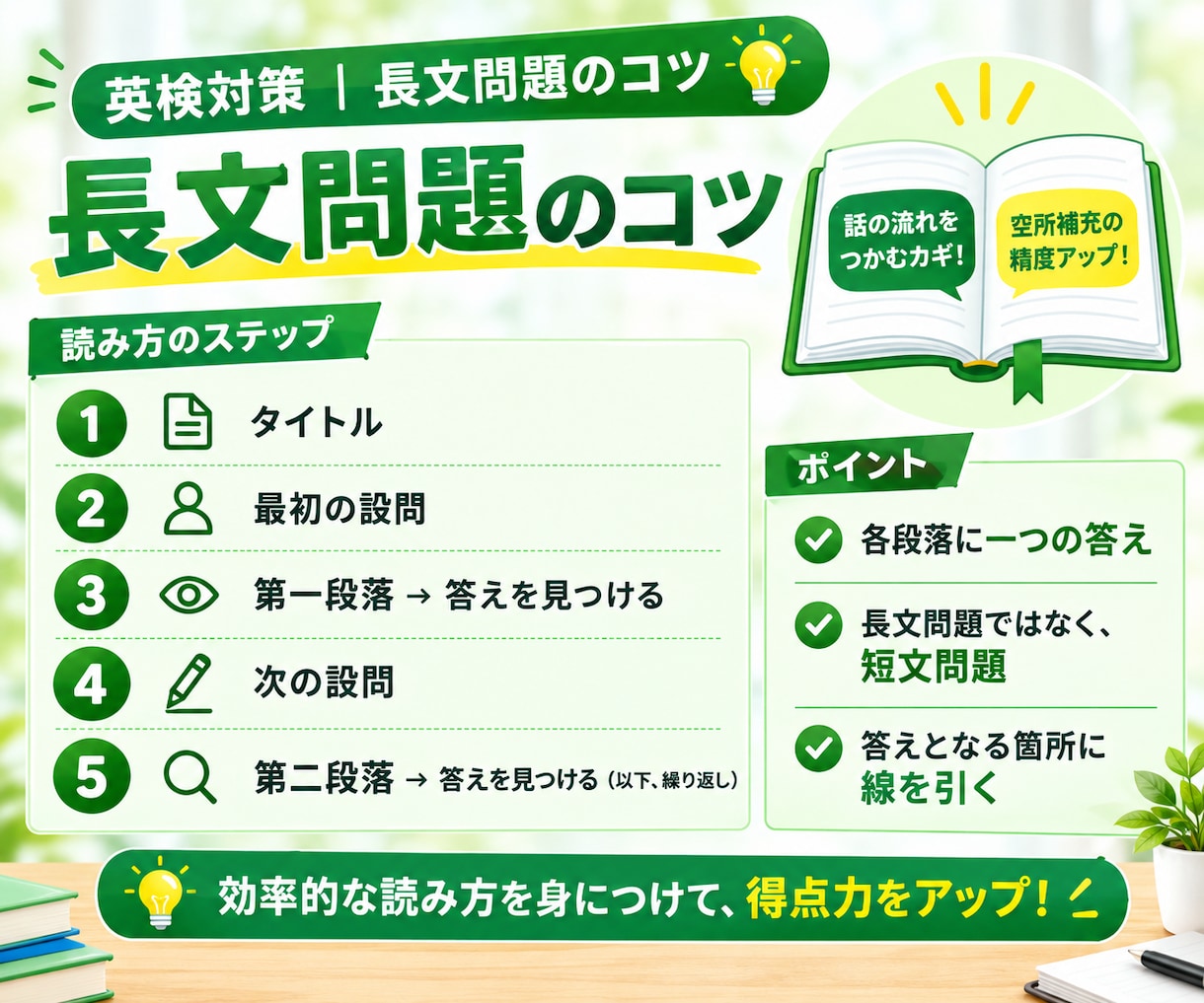 16回で英検準1級一次試験合格を目指します 英検１級講師が準1級一次試験の対策コースを提供します イメージ7