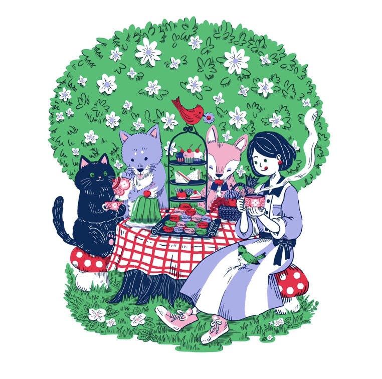 親しみのあるイラストカット描きます 子供や女性向け、雑貨向けの、イラスト描きます！ イメージ5