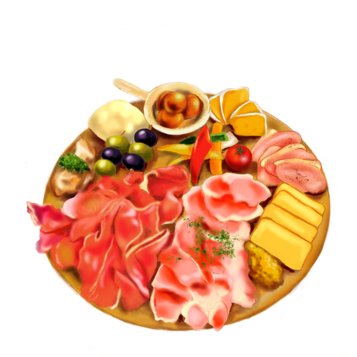 お料理のイラスト描きます イラスト1点1200円・5点から承ります　メニュー作成などに イメージ2