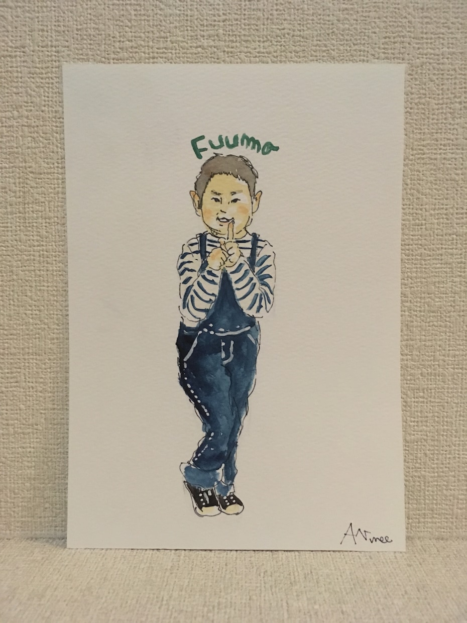 大切な方への贈り物として似顔絵かきます お誕生日、ご結婚祝い、還暦祝い、退職、内祝いなどにオススメ！ イメージ2