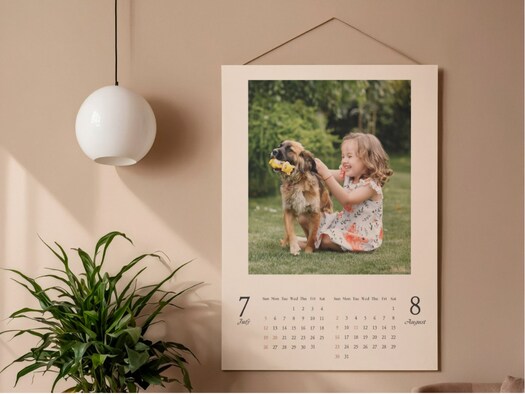 お好きな写真でオリジナルカレンダーを作成します データ納品だからスピーディー！活用方法が広く自由に楽しめる イメージ1