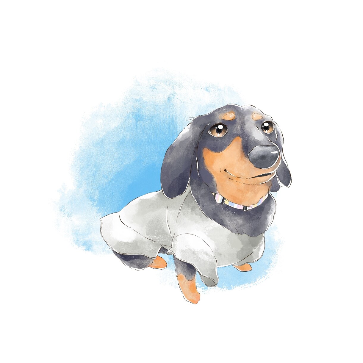 商用可◎可愛いうちの子を優しいタッチで描きます ★全身イラスト標準！何気ない姿イラストに残しませんか？★ イメージ5