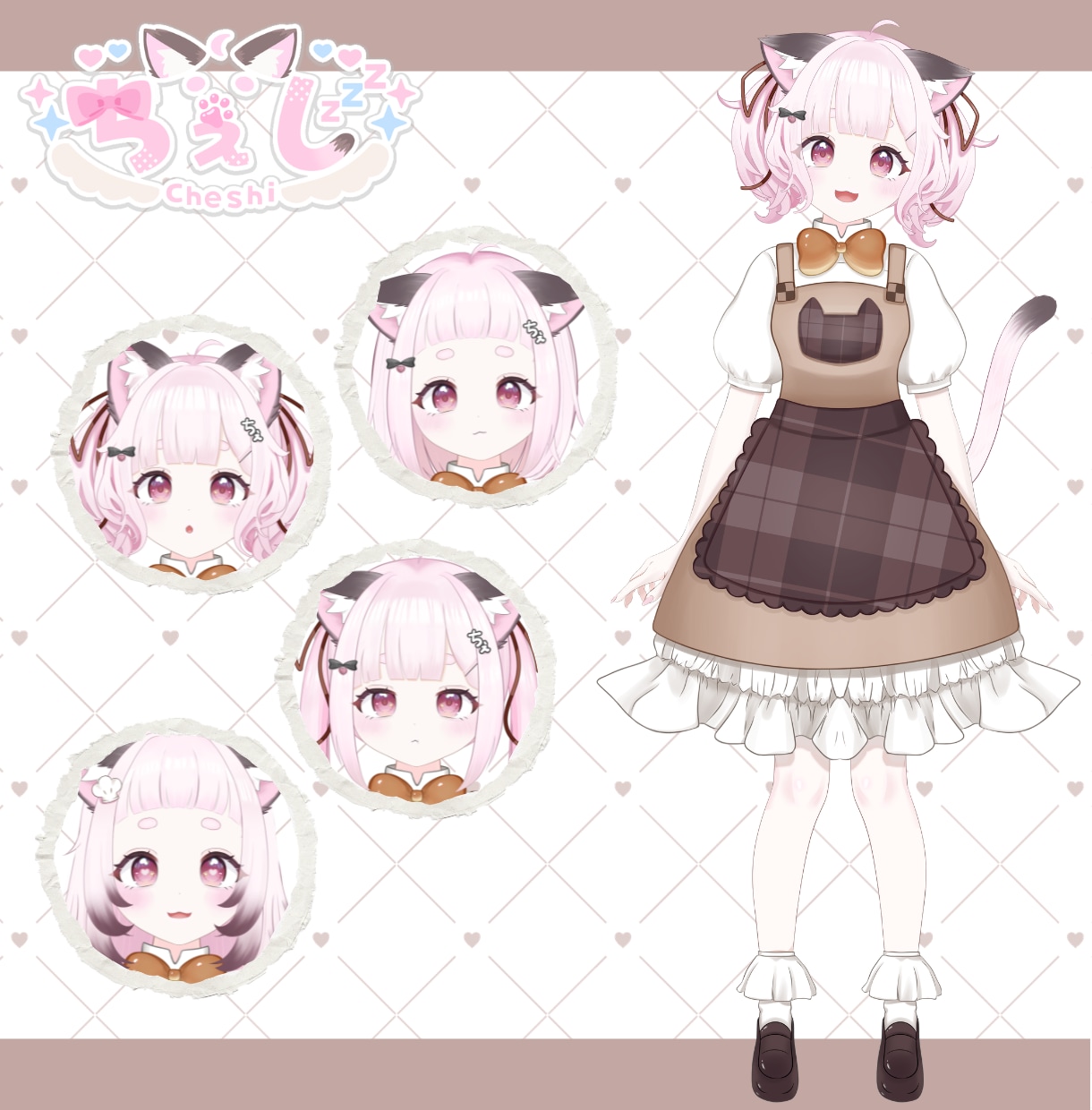 Vtuberキャラデザ～モデリング全て制作します 初心者歓迎！相談OK！Live2Dモデル・モデリングのみOK イメージ4